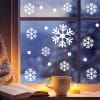 Fensterbild Schneeflocken – WIEDERVERWENDBAR – Fensteraufkleber 70 Aufkleber im Set Auf dem Bild ist das Produkt: Fensterbild Schneeflocken – WIEDERVERWENDBAR – Fensteraufkleber 70 Aufkleber im Set zum Preis von €6.9 abgebildet.