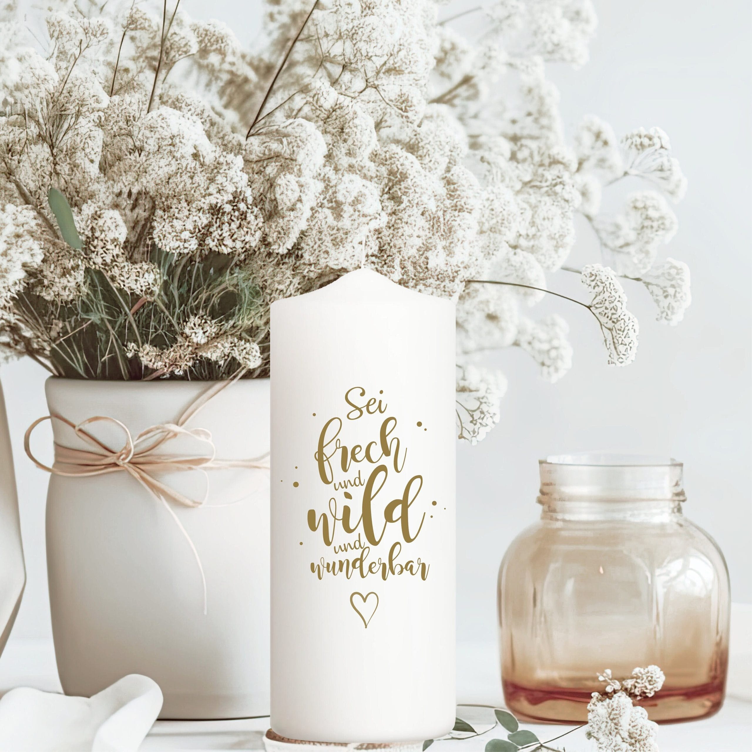 Kerze Sei frech und wild und wunderbar Geburtstagsgeschenk beste Freundin Kerze Sei frech und wild und wunderbar Geburtstagsgeschenk beste Freundin