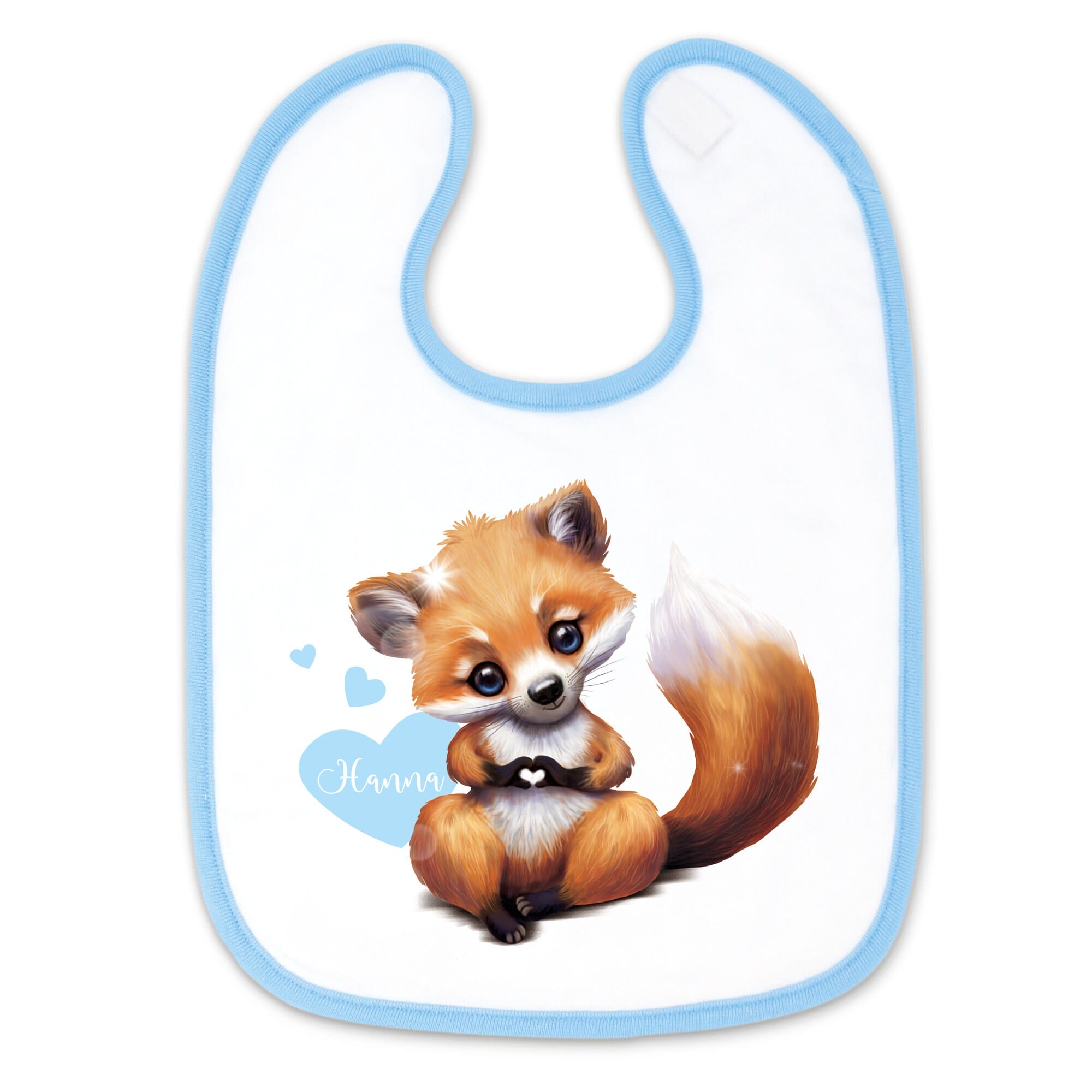 Bedrucktes Babylätzchen Fuchs Herz mit Klettverschluss Wunschnamen Individuell Kinder Lätzchen Kleinkind Auf dem Bild ist das Produkt: Bedrucktes Babylätzchen Fuchs Herz mit Klettverschluss Wunschnamen Individuell Kinder Lätzchen Kleinkind zum Preis von €14.90 abgebildet.
