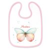 Bedrucktes Babylätzchen Schmetterling mit Klettverschluss Wunschnamen Individuell Kinder Lätzchen Kleinkind Auf dem Bild ist das Produkt: Bedrucktes Babylätzchen Schmetterling mit Klettverschluss Wunschnamen Individuell Kinder Lätzchen Kleinkind zum Preis von €14.9 abgebildet.