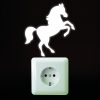 Auf dem Bild ist das Produkt: Leuchtaufkleber fluoreszierendes Pferd Steckdose Lichtschalter Dekoration Kinderzimmer zum Preis von €6.9 abgebildet.