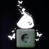 Leuchtaufkleber Lichtschalter Prinzessin Schmetterling fluoreszierende Dekoration Kinderzimmer Auf dem Bild ist das Produkt: Leuchtaufkleber Lichtschalter Prinzessin Schmetterling fluoreszierende Dekoration Kinderzimmer zum Preis von €7.5 abgebildet.