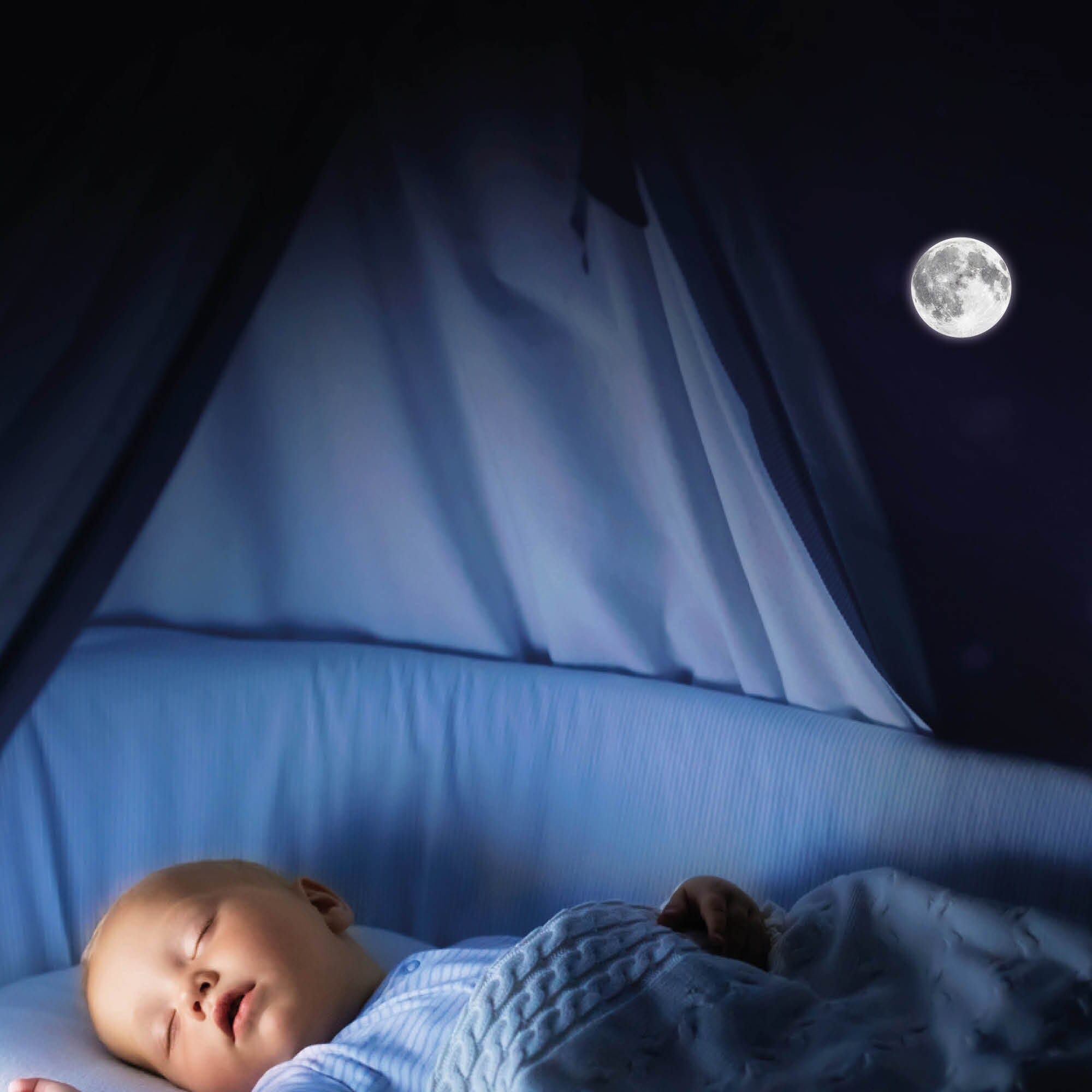 Leuchtaufkleber Kinderzimmer Mini 4,3 cm Mond im Dunklen Lichtschalter Auf dem Bild ist das Produkt: Leuchtaufkleber Kinderzimmer Mini 4,3 cm Mond im Dunklen Lichtschalter zum Preis von €3.9 abgebildet.