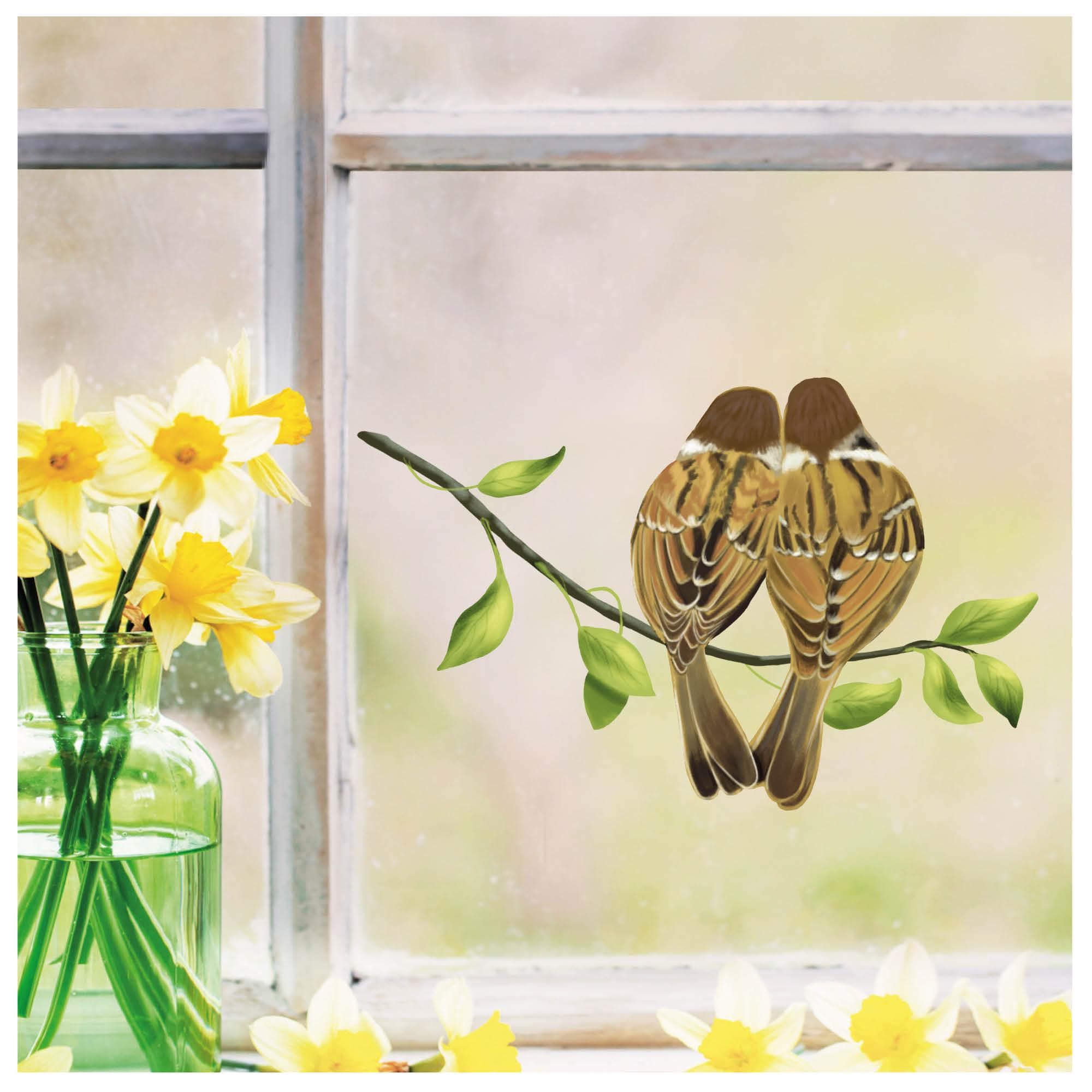 Fensterbild Vögel einzeln Vogel bunte Fensterdekoration wiederverwendbare Fenstersticker, Osterdeko, Frühlingsdeko Frühling Ostern Auf dem Bild ist das Produkt: Fensterbild Vögel einzeln Vogel bunte Fensterdekoration wiederverwendbare Fenstersticker, Osterdeko, Frühlingsdeko Frühling Ostern zum Preis von €13.9 abgebildet.