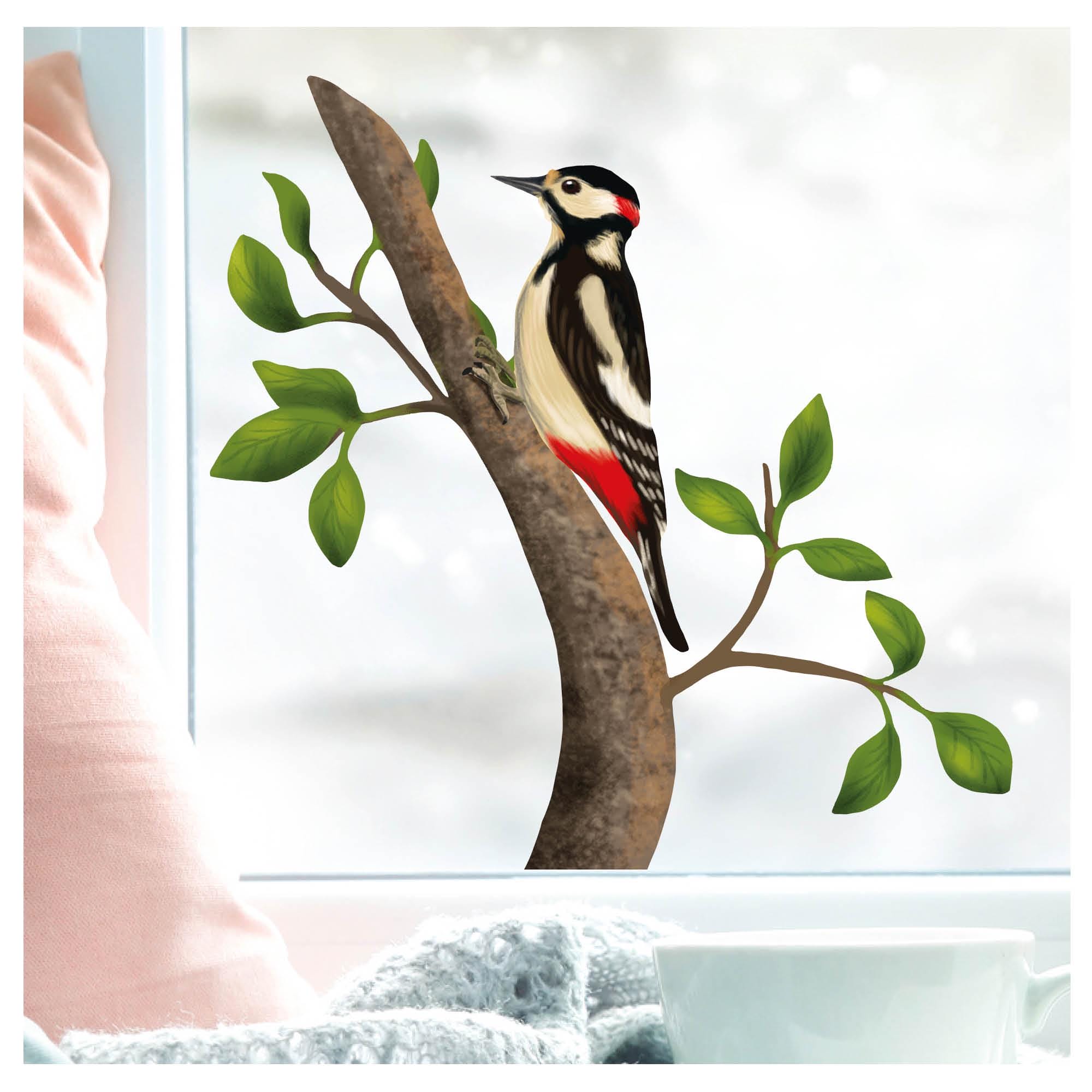 Fensterbild Vögel einzeln Vogel bunte Fensterdekoration wiederverwendbare Fenstersticker, Osterdeko, Frühlingsdeko Frühling Ostern Auf dem Bild ist das Produkt: Fensterbild Vögel einzeln Vogel bunte Fensterdekoration wiederverwendbare Fenstersticker, Osterdeko, Frühlingsdeko Frühling Ostern zum Preis von €13.9 abgebildet.