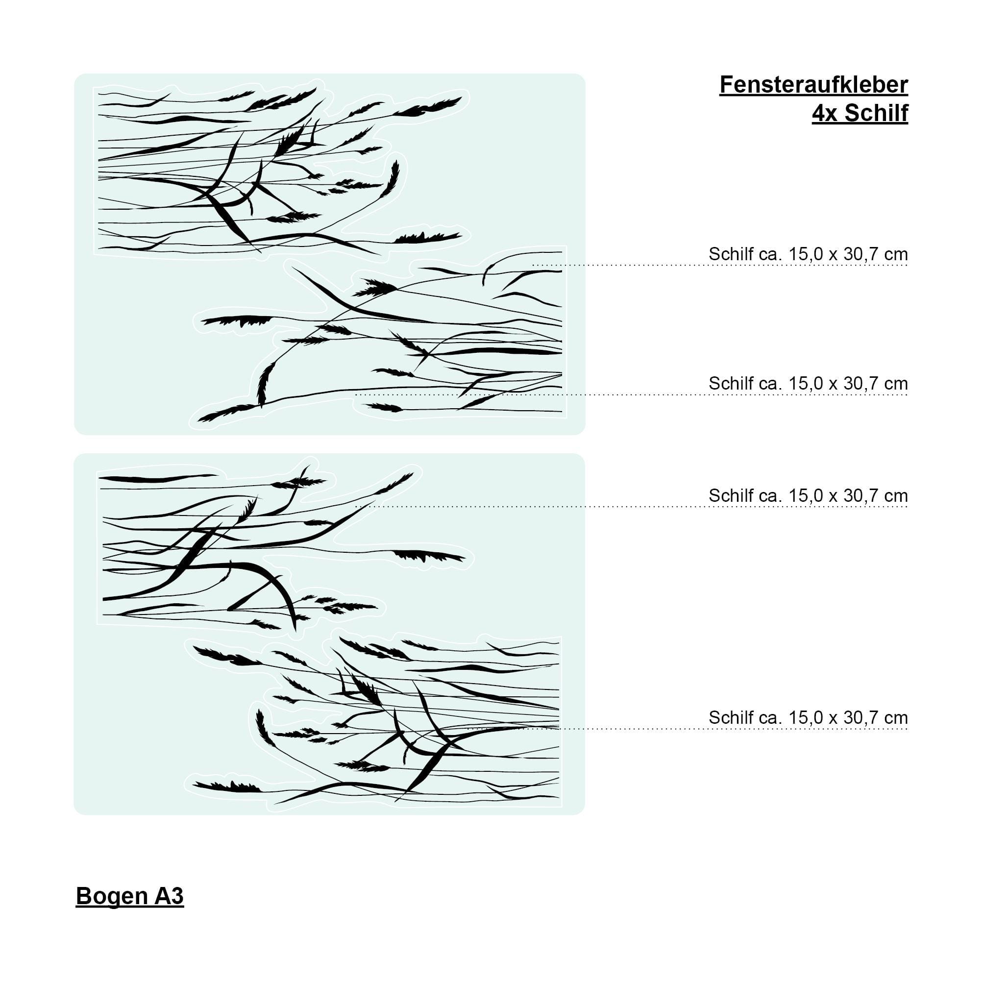 Fensterbild Gräser Zweige Schilf Wildblumen schwarz oder weiß wiederverwendbar natur Fensteraufkleber Fensterdekoration Frühling Terrasse Auf dem Bild ist das Produkt: Fensterbild Gräser Zweige Schilf Wildblumen schwarz oder weiß wiederverwendbar natur Fensteraufkleber Fensterdekoration Frühling Terrasse zum Preis von €17.9 abgebildet.