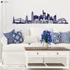 Wandtattoo Frankfurt Skyline Dekoration Wandaufkleber Fankfurt am Main Brücke Messeturm Kaiserdom Wohnzimmer Auf dem Bild ist das Produkt: Wandtattoo Frankfurt Skyline Dekoration Wandaufkleber Fankfurt am Main Brücke Messeturm Kaiserdom Wohnzimmer zum Preis von €20.90 abgebildet.