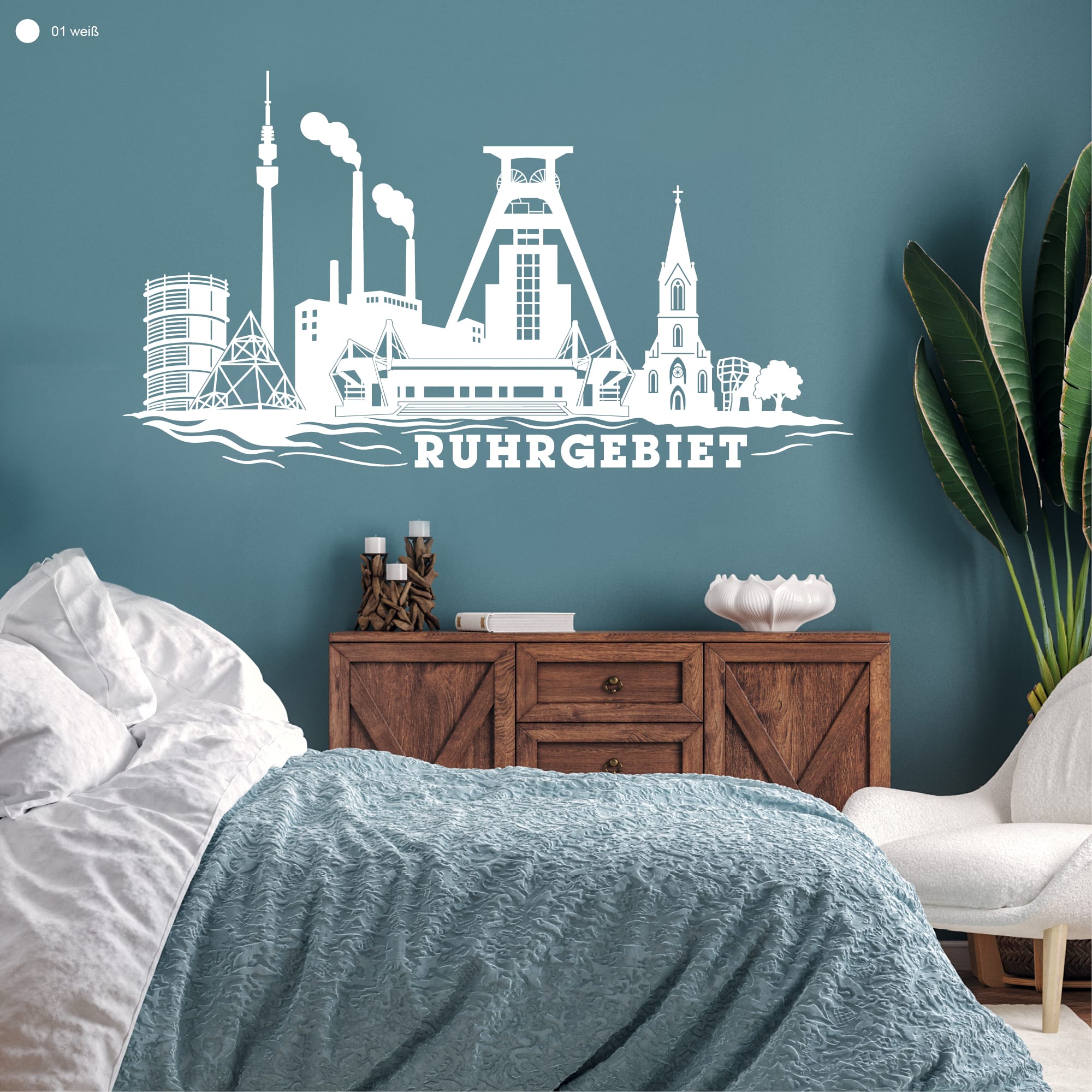 Wandtattoo Skyline Ruhrgebiet Ruhrpott Industriekultur Zeche Gasometer NRW Dortmund Bochum Essen Hamm Wandaufkleber Heimat Heimatliebe Auf dem Bild ist das Produkt: Wandtattoo Skyline Ruhrgebiet Ruhrpott Industriekultur Zeche Gasometer NRW Dortmund Bochum Essen Hamm Wandaufkleber Heimat Heimatliebe zum Preis von €16.90 abgebildet.