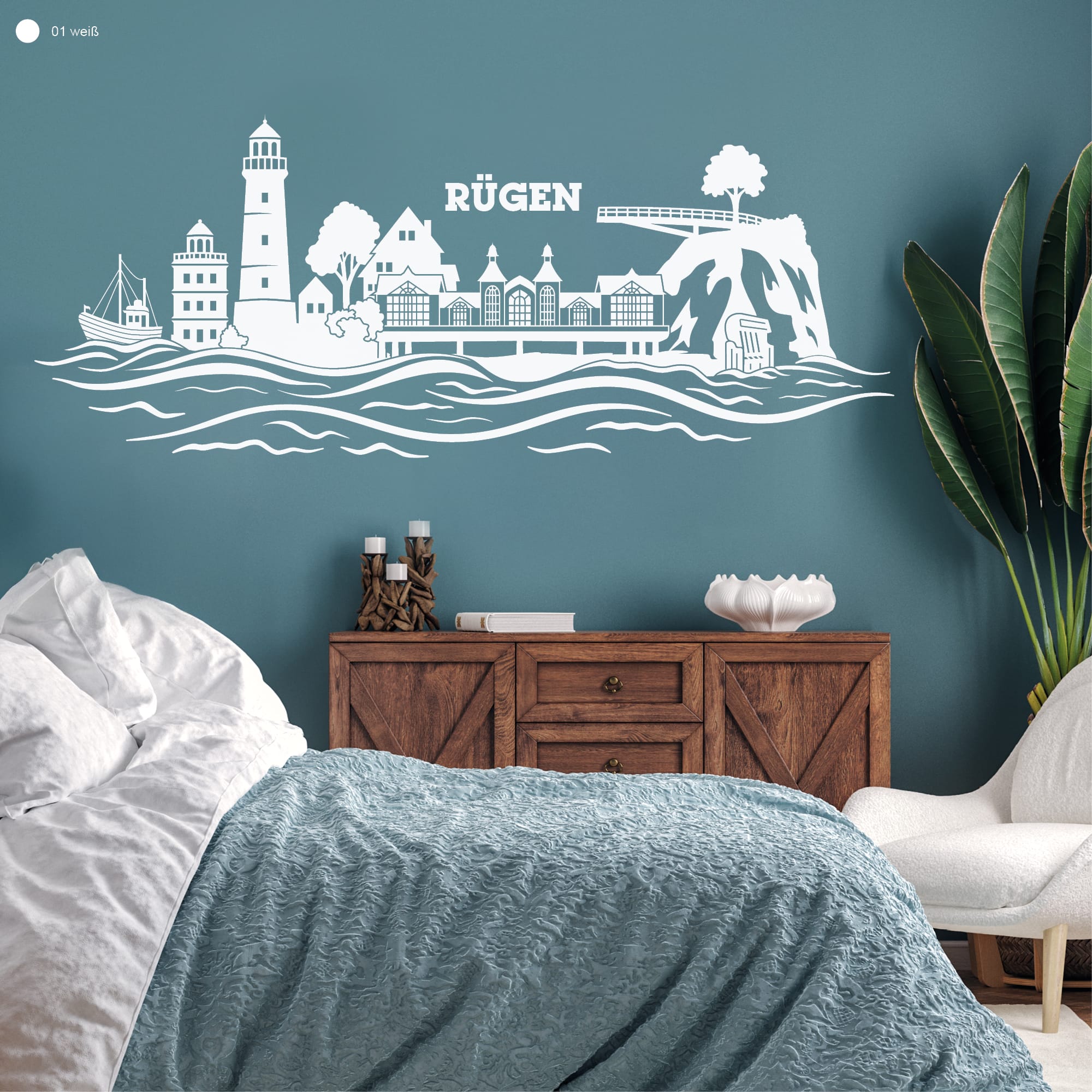 Wandtattoo Skyline Insel Rügen Ostsee Leuchtturm Kap Arkona Steilküste Kreidefelsen maritim Wandaufkleber Heimat Heimatliebe Auf dem Bild ist das Produkt: Wandtattoo Skyline Insel Rügen Ostsee Leuchtturm Kap Arkona Steilküste Kreidefelsen maritim Wandaufkleber Heimat Heimatliebe zum Preis von €16.90 abgebildet.